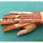 Archery Protector Finger Guard And Traditional Leather 3 Finger Brown Archery Gloves For Archery Shooting
