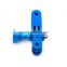 CNC Straight joint, with screw, for GoPro Hero 4 3+/3/2/1,Pink/Blue/Green GP122