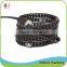 Colored Stone Mix Steel Bead With Clasp Handmade Leather Wrap Bracelet Wholesale