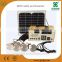10W 12V solar power system with radio and inverter for home lighting and mobile charging