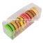 Customized Logo Macarons Box Clear Eco-friendly Packaging Box