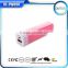 Portable Charger 2600mAh External Battery Power Bank Lipstick Style With Flashlight