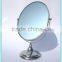 new arrival oval metal jewelry/cosmetic/make up double sided desktop mirror
