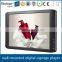 Flintstone 19 inch auto play ad display screen, loop play ad LCD screen kiosk, digital ad video monitor