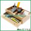 FB9-1044 Bamboo desk office stationery storage organizer box with drawer