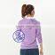 Wholesale high quality customized plain blank hoodie for women