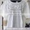 Good Supplier White Cotton Dressing Gown Night Dress