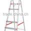 Aluminum EN131 Handrail r extension step tools step ladder welding ladder