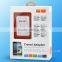 2400mA UK/EU/US plug travel adapter home wall charger for mobile phone