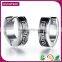 World Best Selling Products Plain Stainless Steel Big Round Earrings
