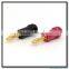 OEM Copper cable connectors Banana tube amplifie