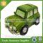 Newest Custom Army Car Run Shape Piggy Bank Resin Gift