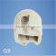 G9 ceramic lamp holder full thread with ring