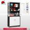 metal storage furniture stainless steel office locker cabinet with drawer