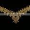 bling applique crystal Neckline rhinestone transfer bling decorative rhinestone trim for t shirt