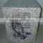 China supplier marble color cube with logo engraving and color filled Acrylic display box acrylic show case