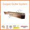99.95% pure copper rain gutter