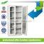 Stainless steel swing door display cabinet, metal file storage cupboard