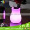 Hot sale bright portable Glowing plastic colored vases/led flower pots/led planter