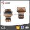 Drapery hardware decorative metal finials cast iron curtain rod