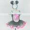 Mice princess Leotard with skirt for stage,Childrens' ballet leotard with tutu for performance