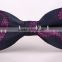 Dark Purple Paisley Color Men's Bow Tie for Tuxedo or Suit