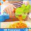 New kitchen accessories cooking tool vegetable Slicer spiral cutter with Sharpener spiral twister cutter 2 in 1 slicer sharpener