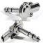 6.35 mm 1/4" Stereo Right Angle Metal Plug Jack
