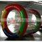 0.9mm PVC tarpaulin inflatable water roller , water wheel used for walking on water , plastic hot water hair rollers