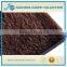 Brown 100% microfiber velvet long pile bathroom area outdoor mat