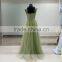 ASAM-05 Sweethear A-line Sleeveless Zipper Back Floor Length Tulle Lace Bridesmaid Dresses 2016
