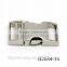 14mm fancy metal zinc alloy spring machanism shiny nickel buckle lock for handbag