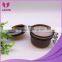 Wholesale amber 120ml Plastic Jar Facial Mask Jar Gift Jar with Ceramic Clip Lid