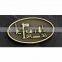 Plain Style Zinc alloy Metal label with Blank Name Plate