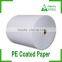 Food Grade PE Coated Cardboard Paper Sheet For Paper Cups