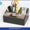 Leather Pen Box Storage Boxes Black Customized Wholesale Goods