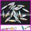 Top Quality Slim Long Horse Eye All Colors Available 4x15mm Crystal ab Navette Crystal Rhinestones Point Back Fancy Shape