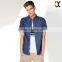 2015 Men's Summer Vintage Denim Shirt Male Denim Short-sleeve Shirt (JXW817)
