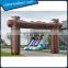 Inflatable winter arch for decoration advertising/ Christmas outdoor decoration
