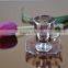 Fashionable glass tea cups and saucers set with diffenerent designs