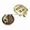 Free custom design golf hat clip with ball marker