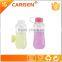 Unbreakable plastic wide mouth kids sport water bottle