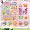butterfly and flower shape sticker
