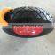 Square pattern wheelbarrow wheel 4.00-8 with metal rim