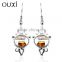 OUXI Factory direct price women's fashionable nickel free earring &ouxi jewelry made with Austria Crystal jewerly