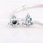Christmas Green Spruce Silver Charms Wholesale