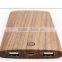 High Quality Customized Real Wood Power Bank 8000mAh for Phones