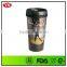 16oz insulated double wall plastic espresso coffee cups