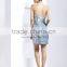 Fashion off-shoulder knee length teen evening dress suppliers