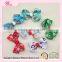 Customized colorful bow organza hair bows for baby